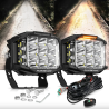5 Inch 168W 16440LM Side Shooter LED Pod Lights With Amber DR