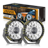 360-PRO Series | 7 Inch 230W 33332LM Custom Lens Offroad LED Driving Lights